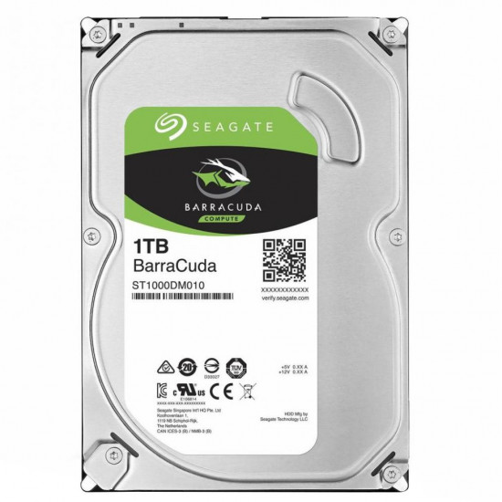 Накопичувач HDD 1TB Seagate Barracuda SATAIII 7200rpm 64MB ST1000DM010