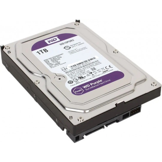Накопичувач HDD 1TB Western Digital PURPLE SATAIII 7200rpm 64MB WD10PURZ