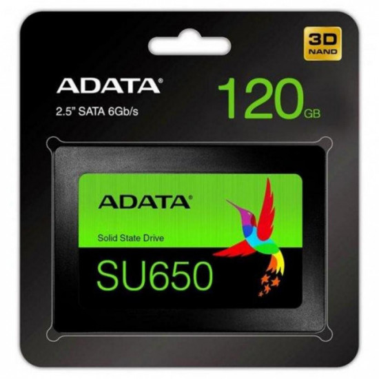 Накопичувач SSD ADATA Ultimate SU650 120 GB SATAIII 3D NAND TLC (ASU650SS-120GT-R)