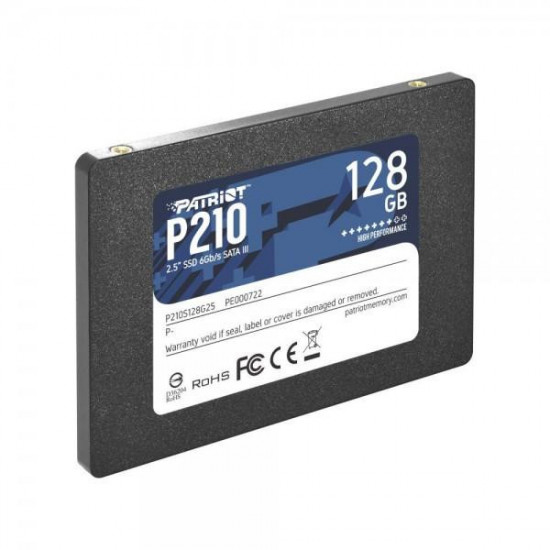 Накопичувач SSD Patriot P210 128Gb SATAIII 3D NAND QLC (P210S128G25)
