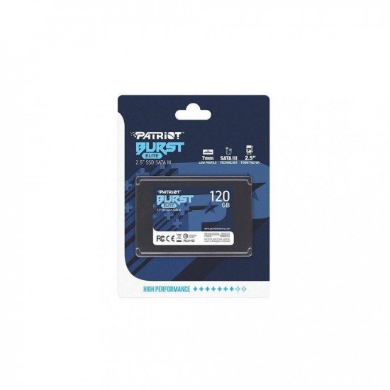Накопичувач SSD PATRIOT BURST ELITE 120 GB SATAIII TLC (PBE120GS25SSDR)