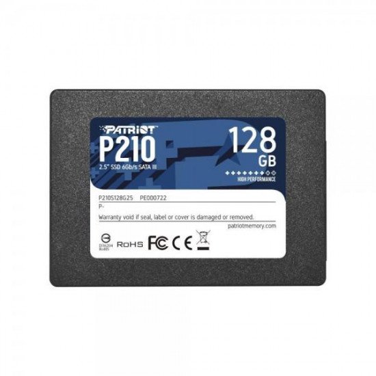 Накопичувач SSD Patriot P210 128Gb SATAIII 3D NAND QLC (P210S128G25)