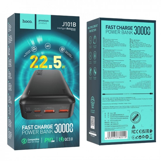 Power Bank Hoco J101B 30000mAh