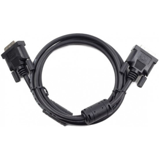 Кабель DVI 1,8м Cablеxpert CC-DVI2-BK-6, (dual link)