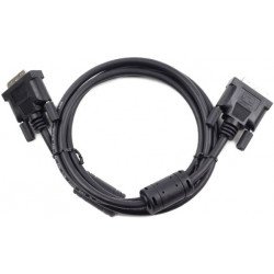 Кабель DVI 1,8м Cablеxpert CC-DVI2-BK-6, (dual link)