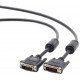 Кабель DVI 1,8м Cablеxpert CC-DVI2-BK-6, (dual link)