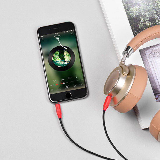 Кабель AUX Hoco UPA11 3.5mm to 3.5mm