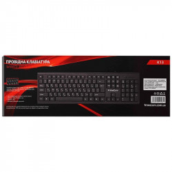 Клавіатура FrimeCom K13 Ukr Black