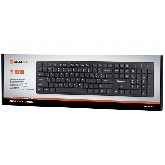 Клавіатура REAL-EL Comfort 7080