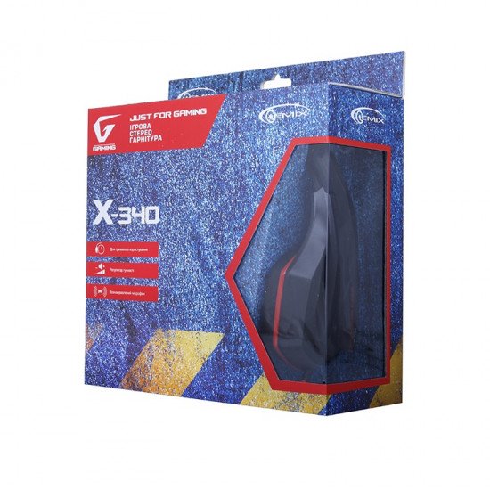 Навушники Gemix X-340 Black/Red