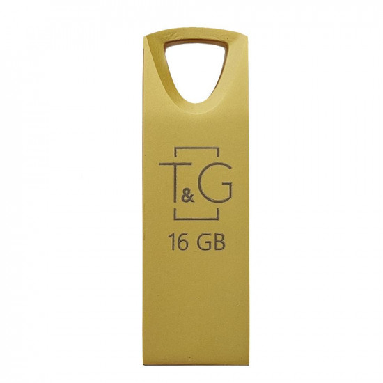 Флешка T&G 16 GB 117 Metal Series Gold (TG117GD-16G)