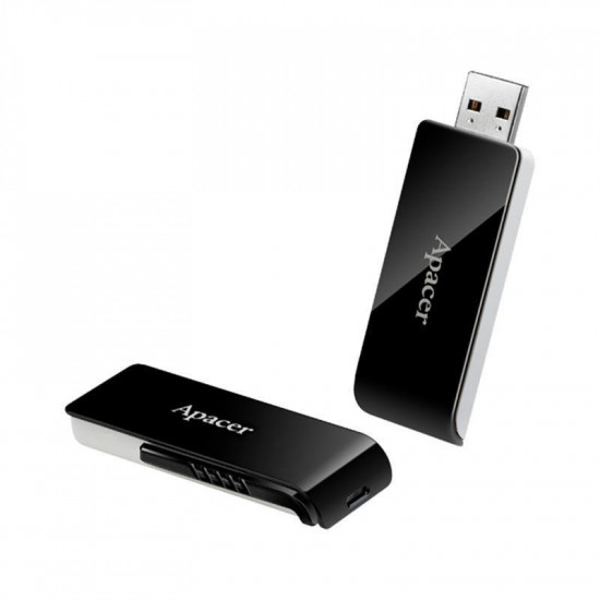 Флешка USB 3.0 128 GB Apacer AH350 Black (AP128GAH350B-1)