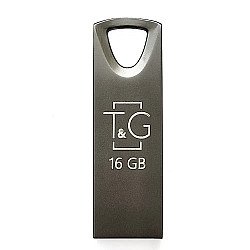 Флешка T&G 16 GB 117 Metal Series Black (TG117BK-16G)