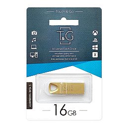 Флешка T&G 16 GB 117 Metal Series Gold (TG117GD-16G)
