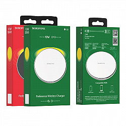 Бездротовий зарядний пристрій Borofone BQ3 Preference 10W QI