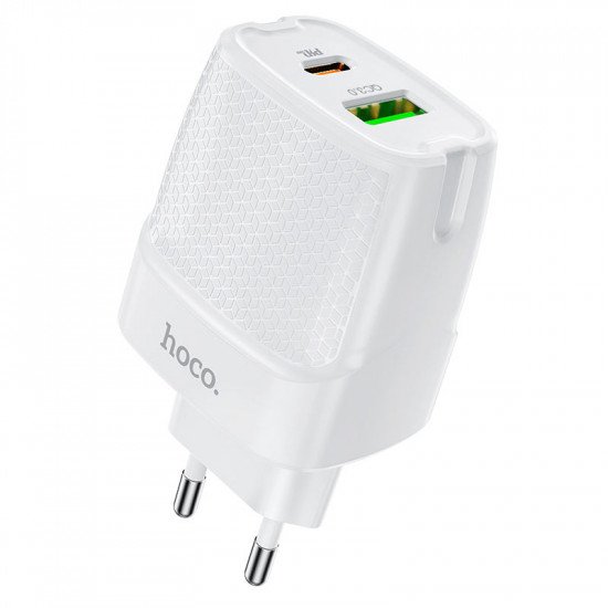 Мережевий зарядний пристрій Hoco C85A QC3.0+PD20W