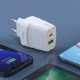 Мережевий зарядний пристрій Hoco C85A QC3.0+PD20W